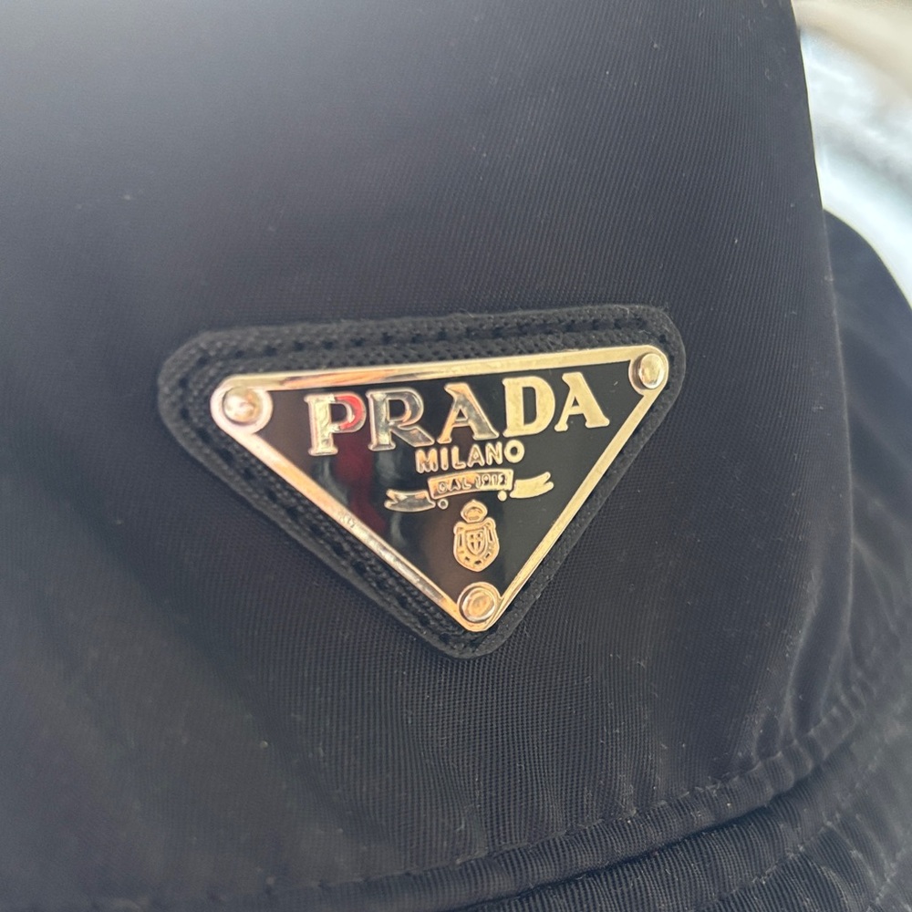Prada Classic Black Bucket Hat - Picture 4 of 5